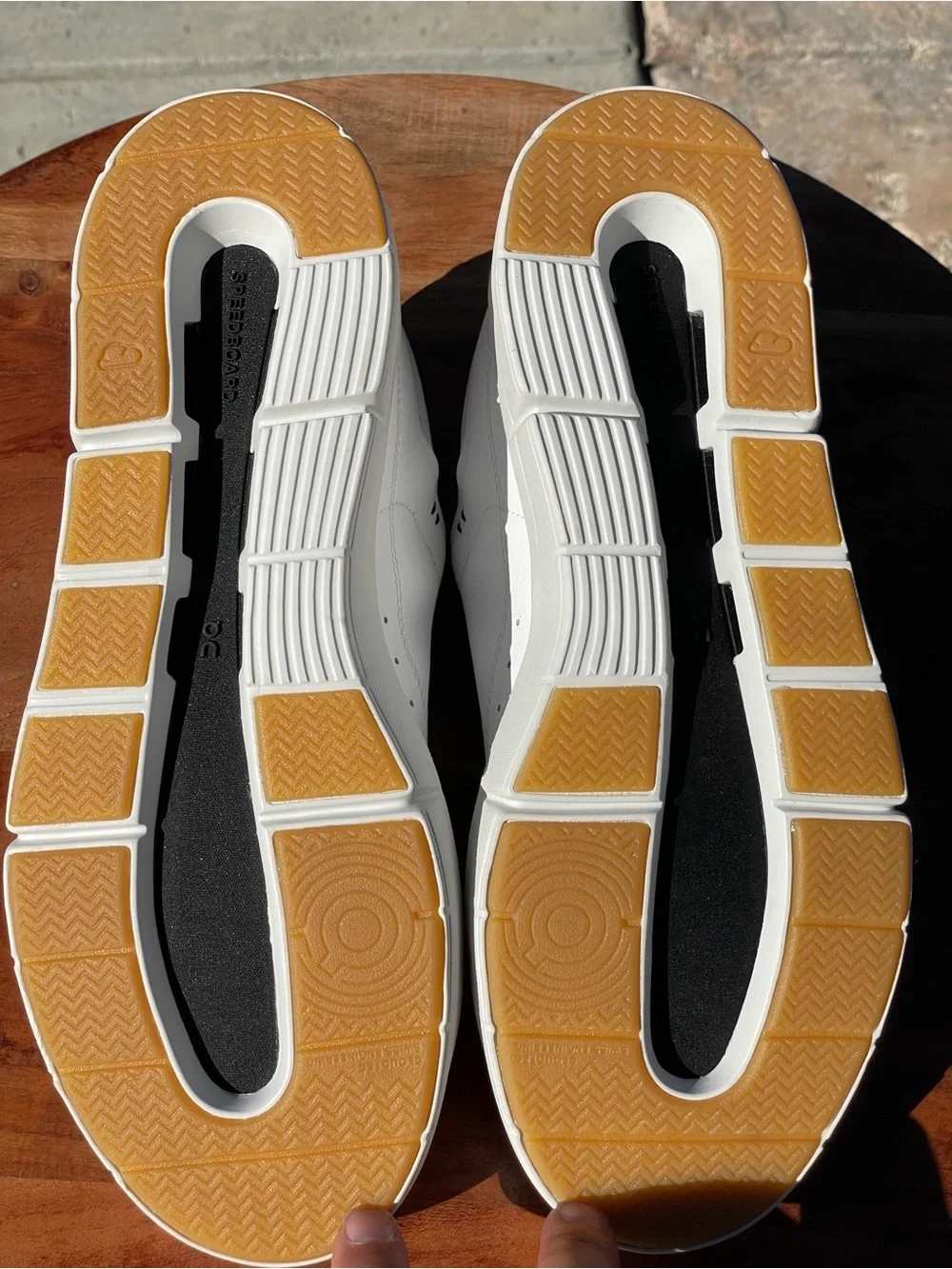 On Running CloudTec Women’s White Leather Sneakers NWOB | Size 10.5 - Picture 6 of 7